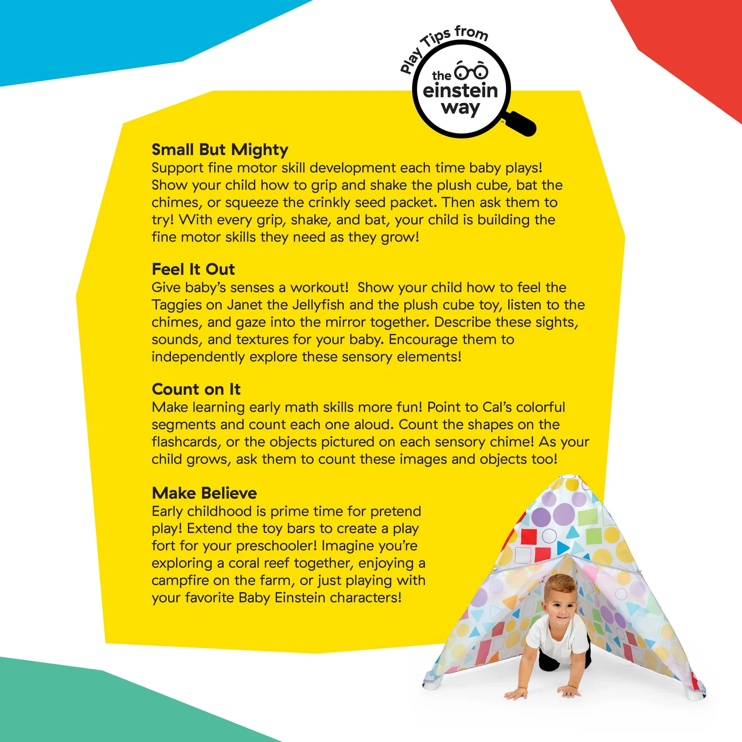 Baby Einstein Discover More 4-in-1 Spielbogen mit Spielmatte ab Geburt