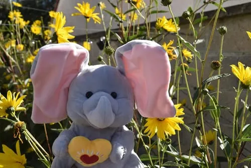 TUMAMA Plüsch-Elefant Interaktiv Peek-a-Boo Musik