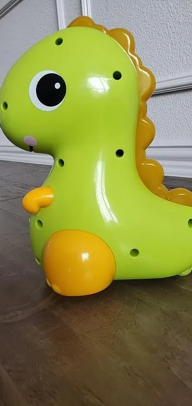 Bright Starts Go Go Dino Krabbelspielzeug Licht Musik