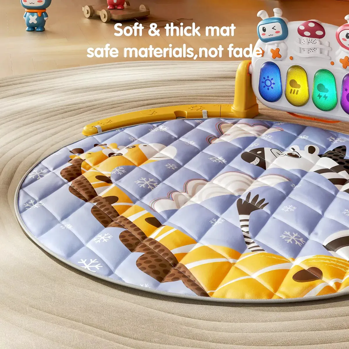 TUMAMA TM221 Spielbogen Spielmatte mit Klavier Musik Licht
