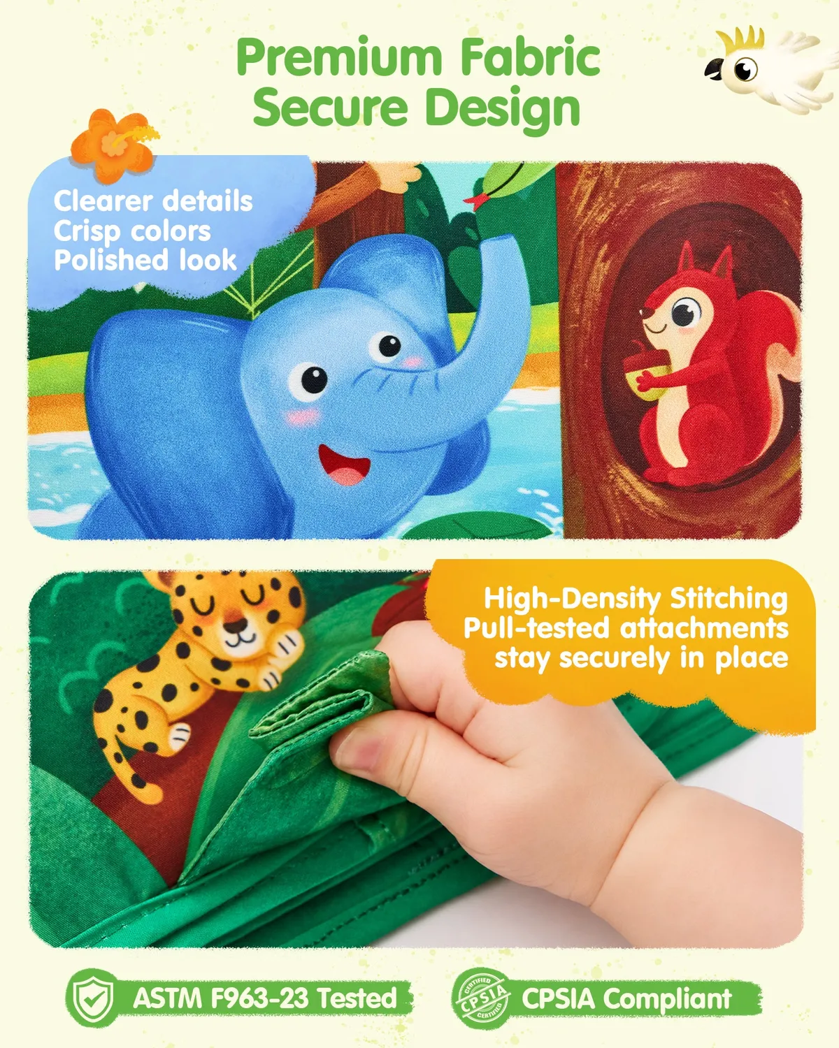 hahaland My First Jungle Book Quiet Book 10 Seiten
