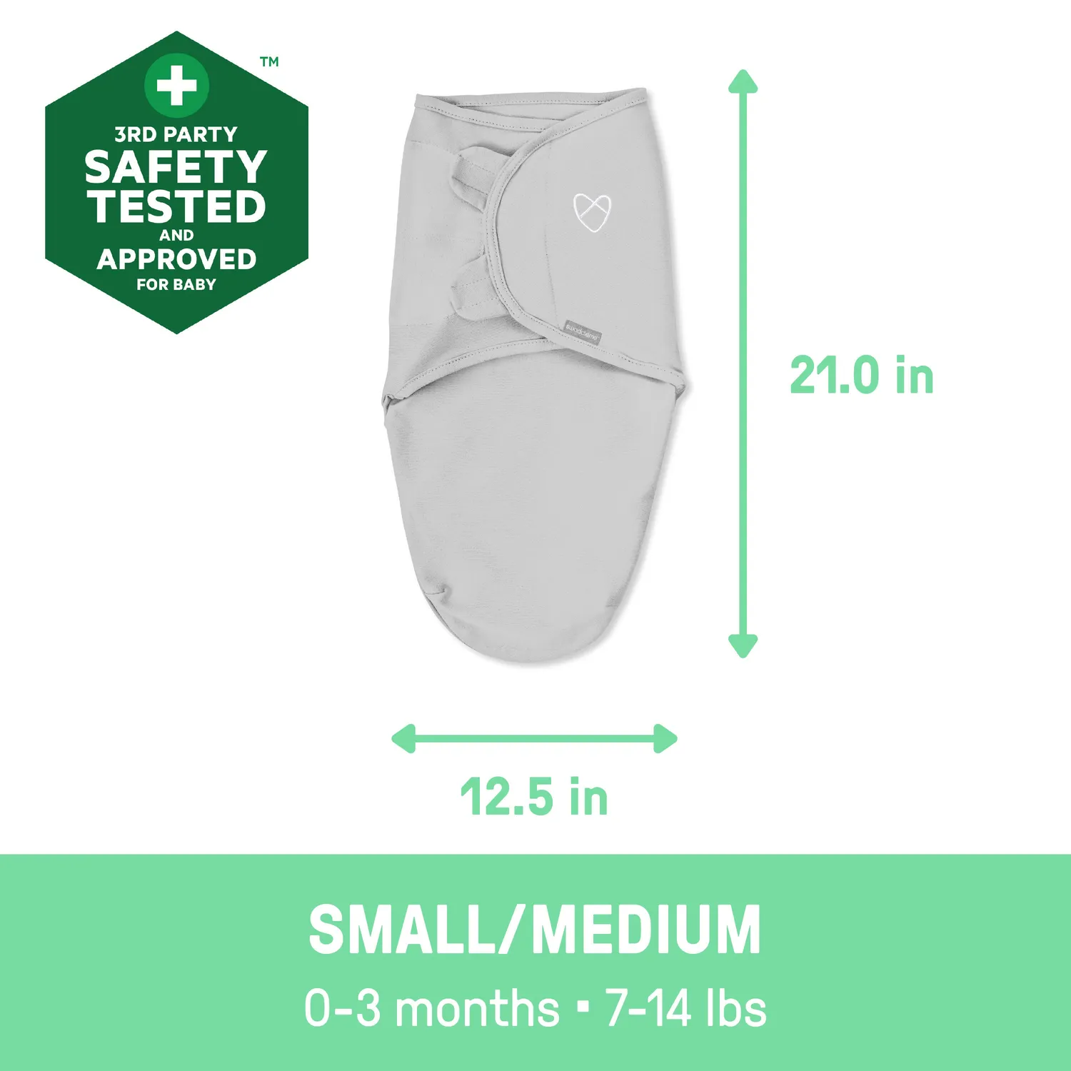 SwaddleMe Original Swaddle Pucksack 0-3 Monate 3er-Pack Baumwolle