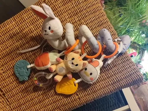 TUMAMA Hase Spirale Activity-Spielzeug Kinderwagen