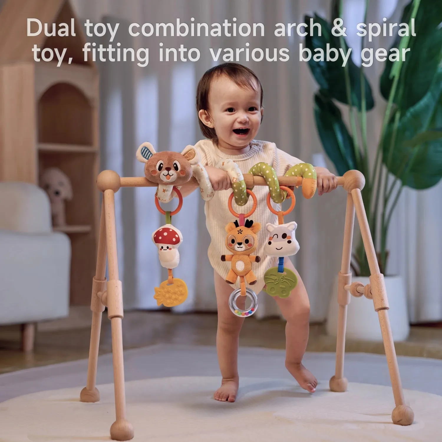 TUMAMA TM337 Spielbogen und Spirale 2in1 Bär Set
