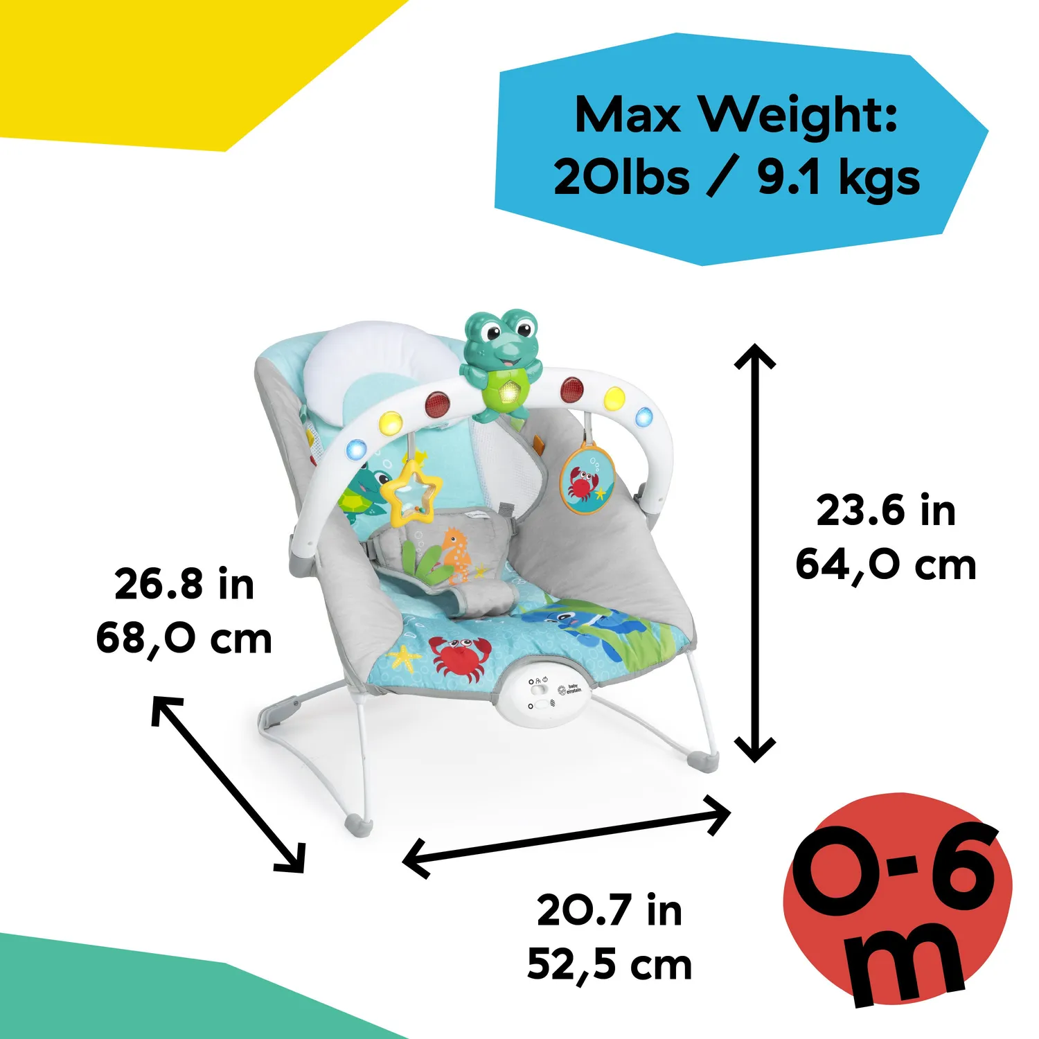 Baby Einstein Ocean Explorers Kick to it Neptune Musikwippe