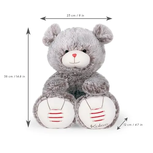 Kaloo Rouge Bär Plüschtier Grau 38 cm Groß