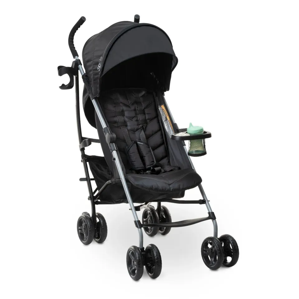 Summer by Ingenuity 3Dlite Buggy schwarz Sonnendach UPF50+