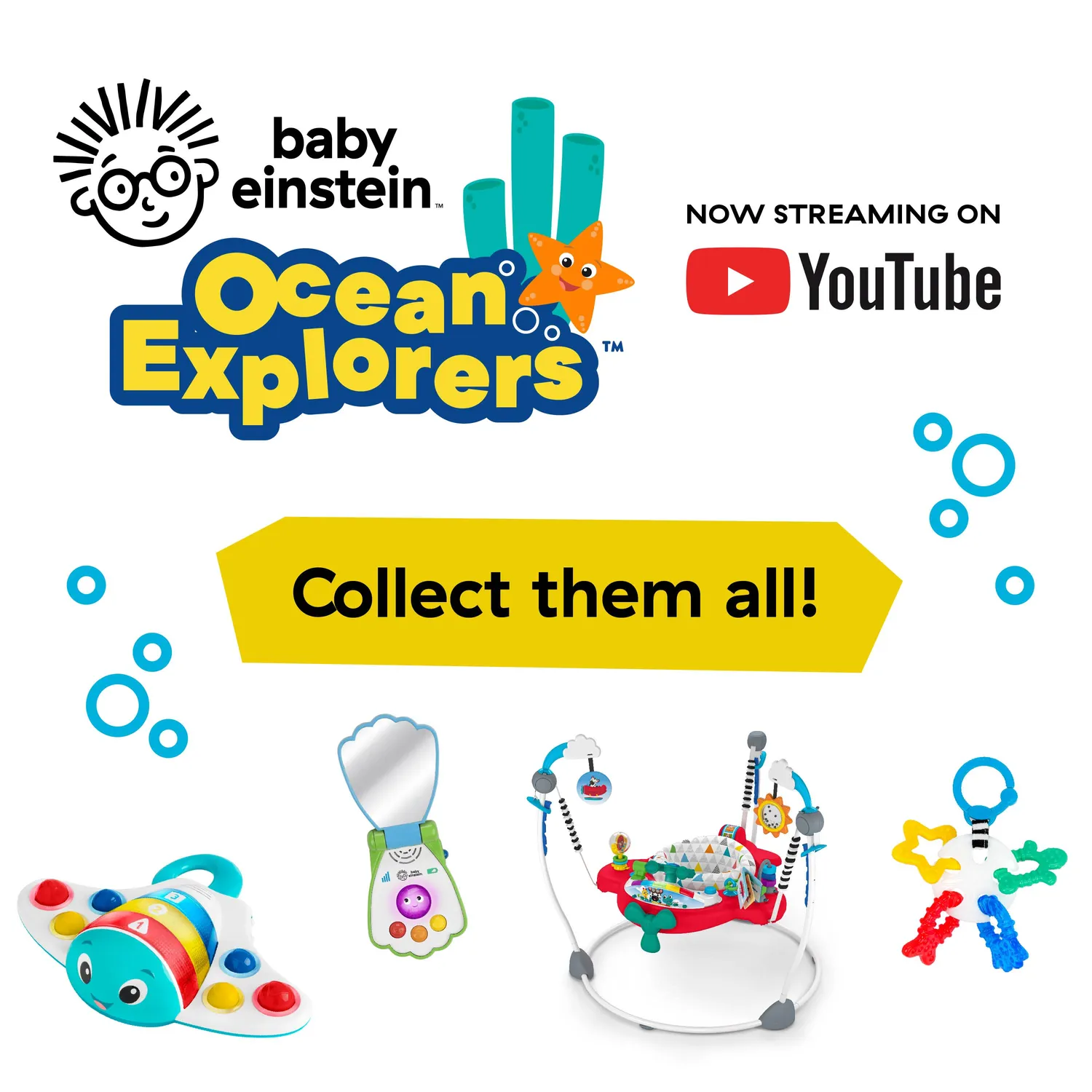 Baby Einstein Ocean Explorers Neptune Kick Trittmatte Musik