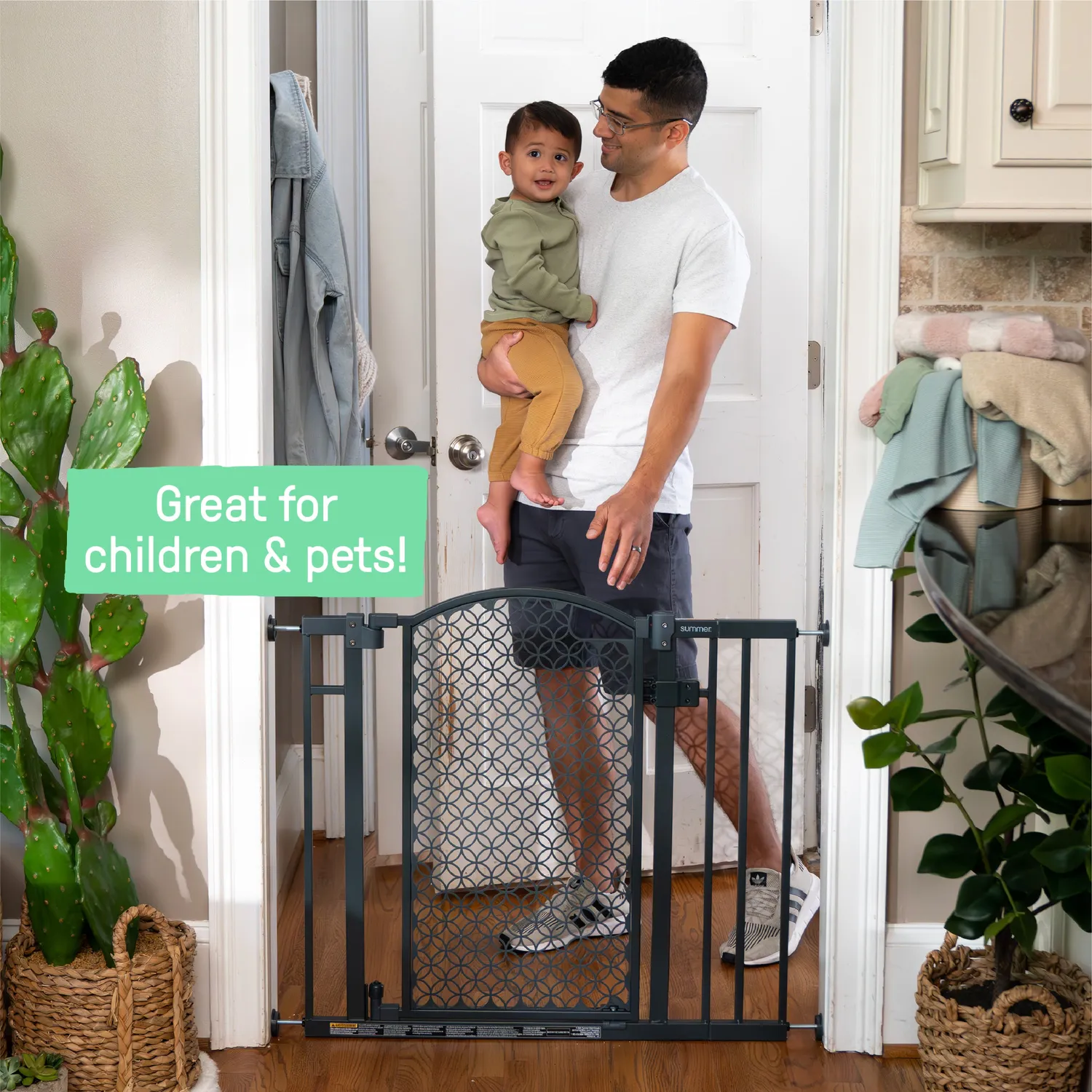 Summer Infant The Doorway 42W Türschutzgitter Grau 71-107 cm