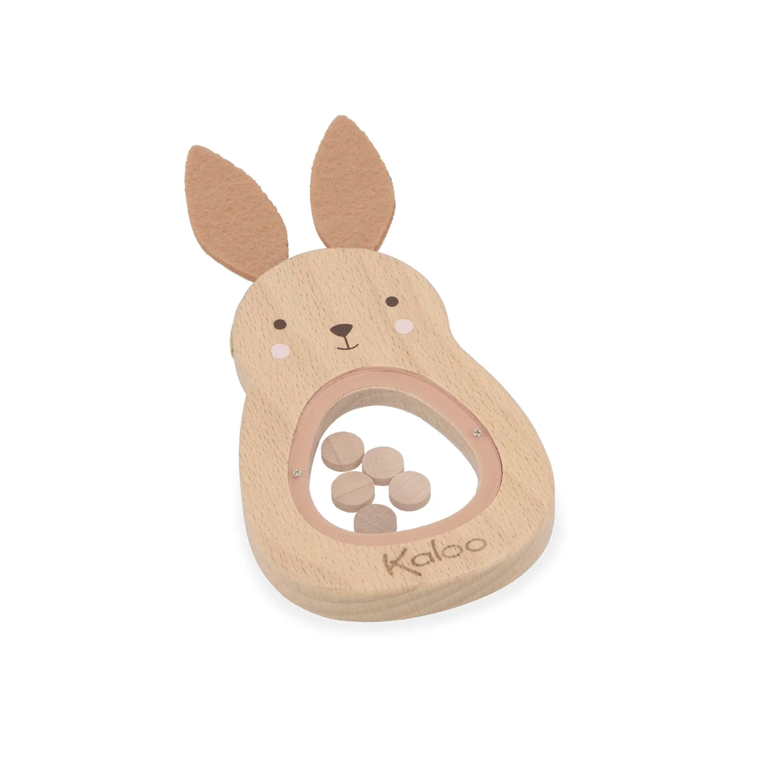 Kaloo Petites Chansons Rassel Kaninchen 11 cm Holz