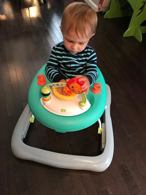 Bright Starts Zig Zag Zebra Lauflernwagen klappbar