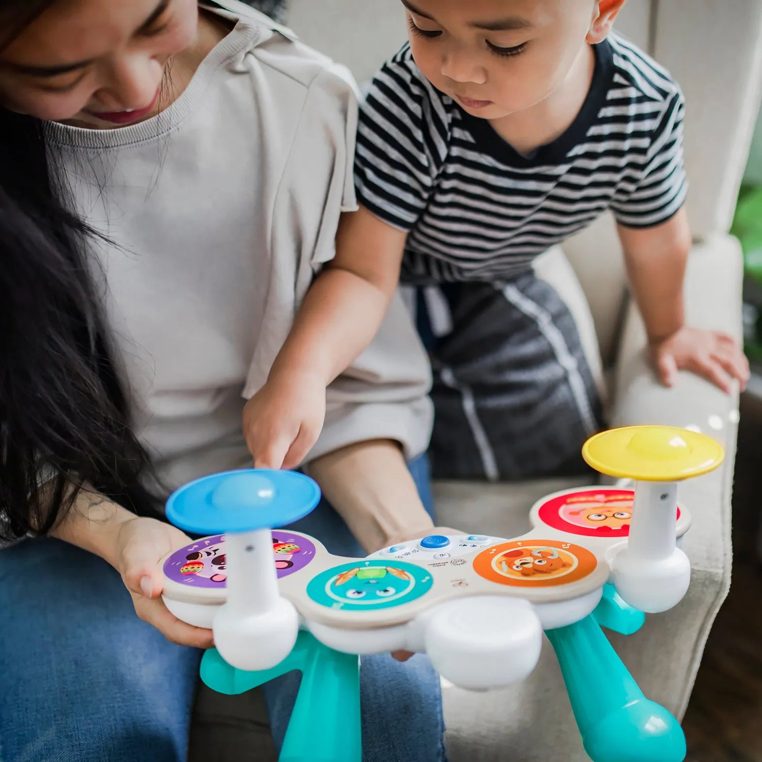 Baby Einstein Together in Tune Magic Touch Drums Holztrommel
