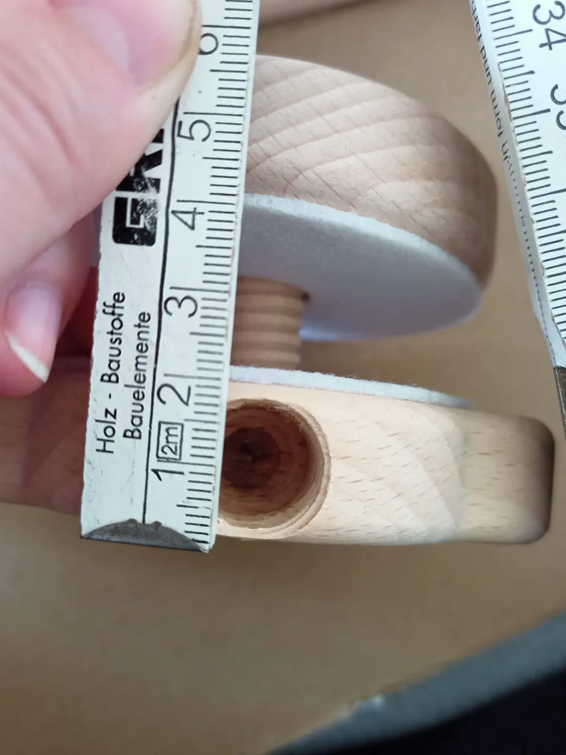 let's make Bär Mobile-Halter Holz höhenverstellbar