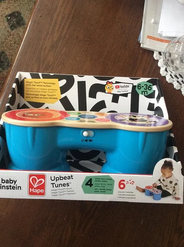Baby Einstein Upbeat Tunes Holztrommel Magic Touch ab 6 Monate