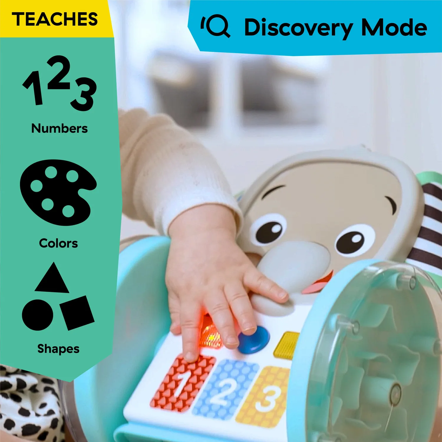 Baby Einstein Chase & Tap Earl Krabbelspielzeug mit Musik