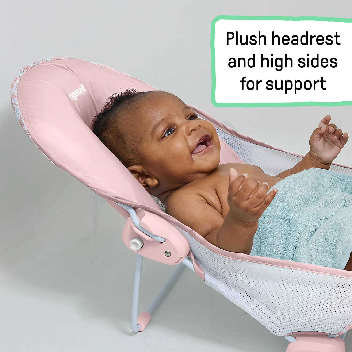 Ingenuity FoldAway 2-Position Babybadewanne Rosa