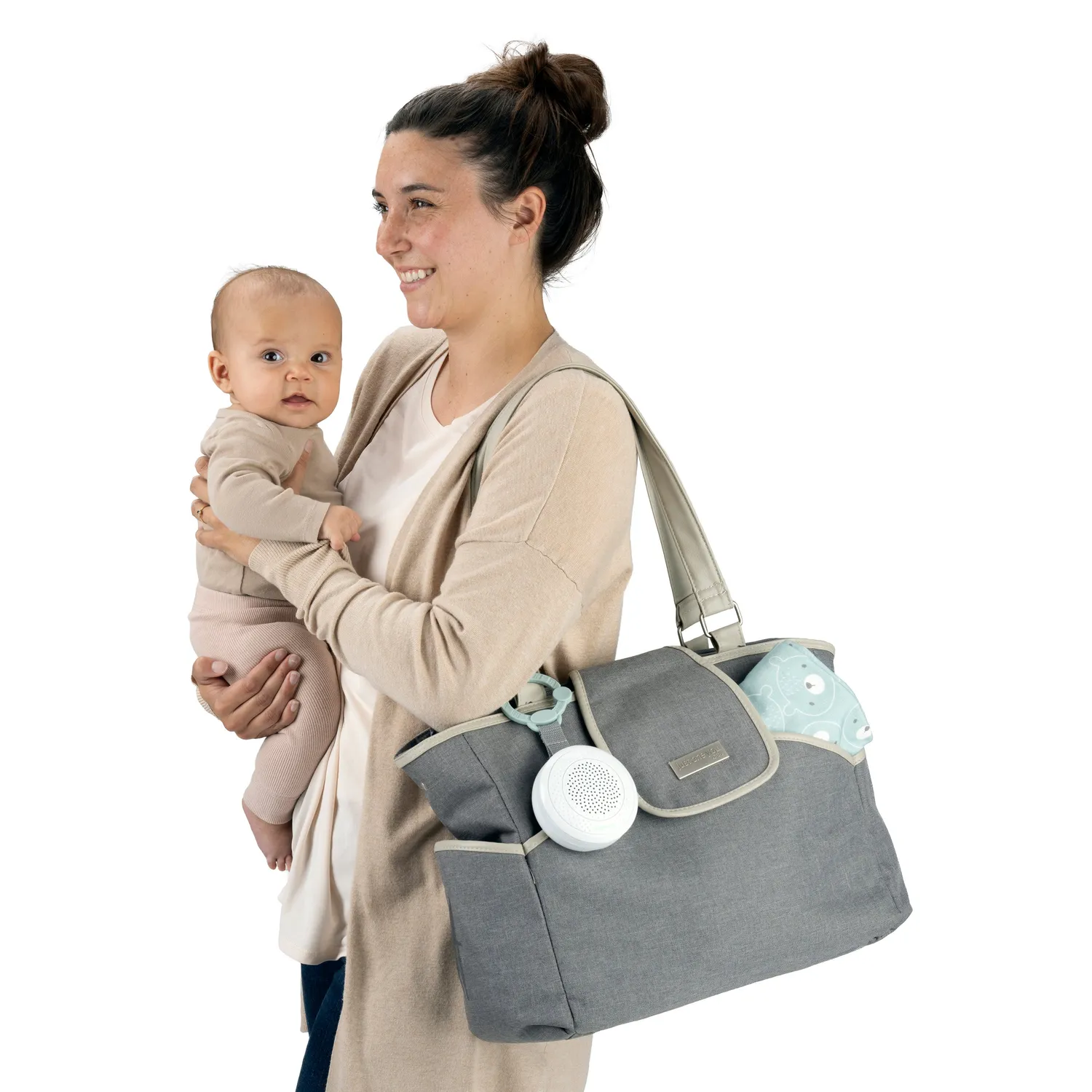 Ingenuity Pock-a-Bye Einschlafhilfe mit Bluetooth Lautsprecher weißes Rauschen