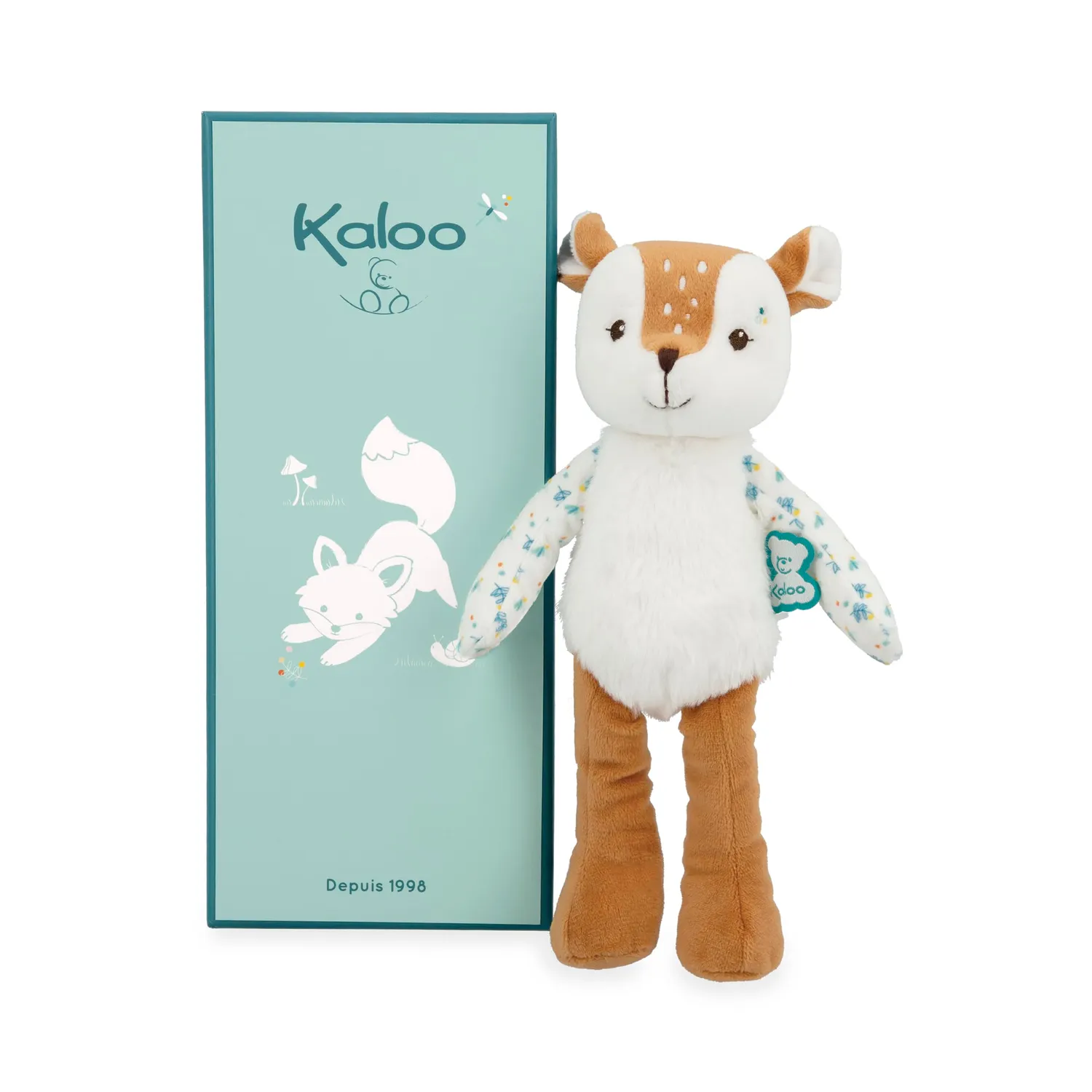 Kaloo Fripons Leonard Fuchs Kuschelpuppe 25 cm waschbar