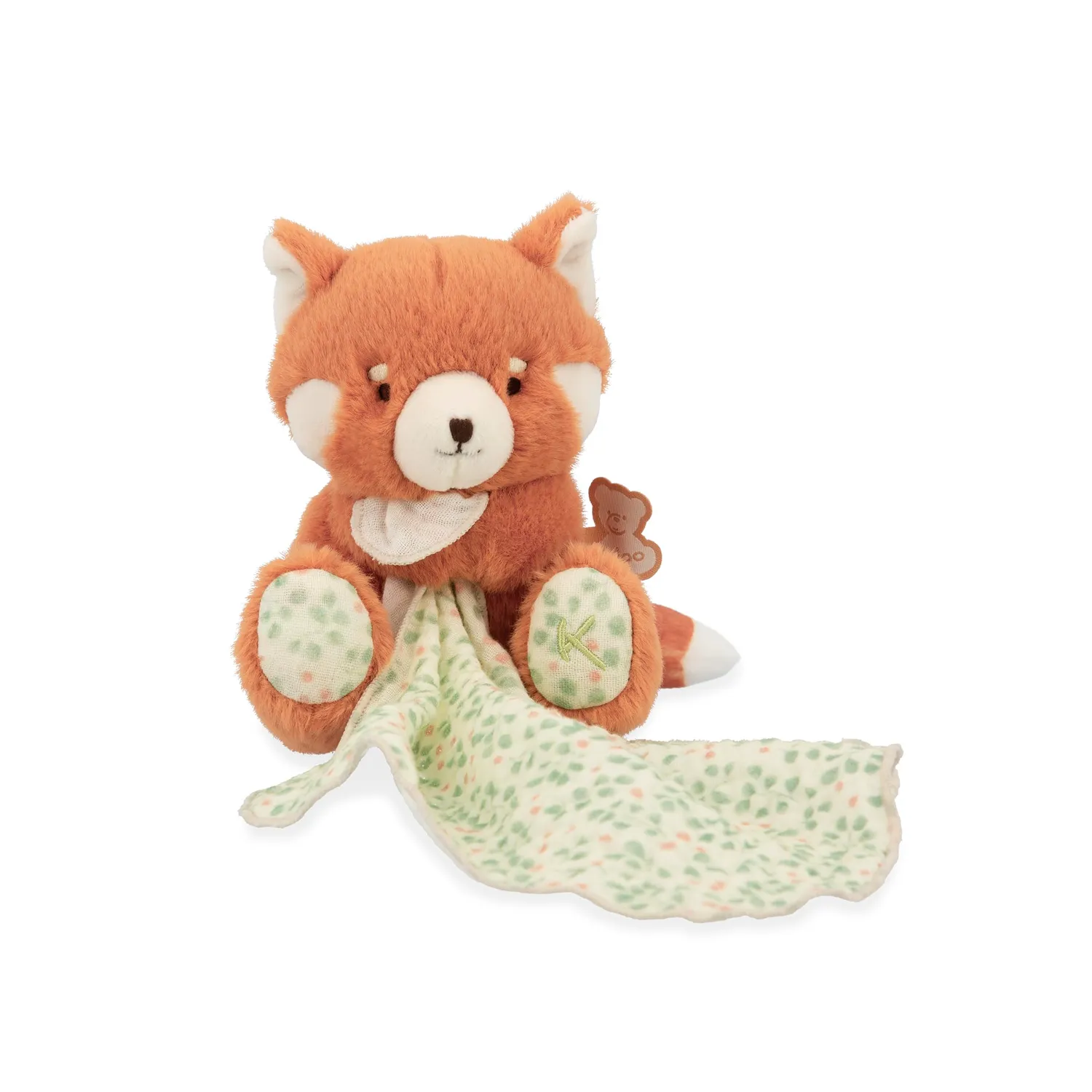 Kaloo Les Amis Kuscheltier Roter Panda 12 cm mit Tuch