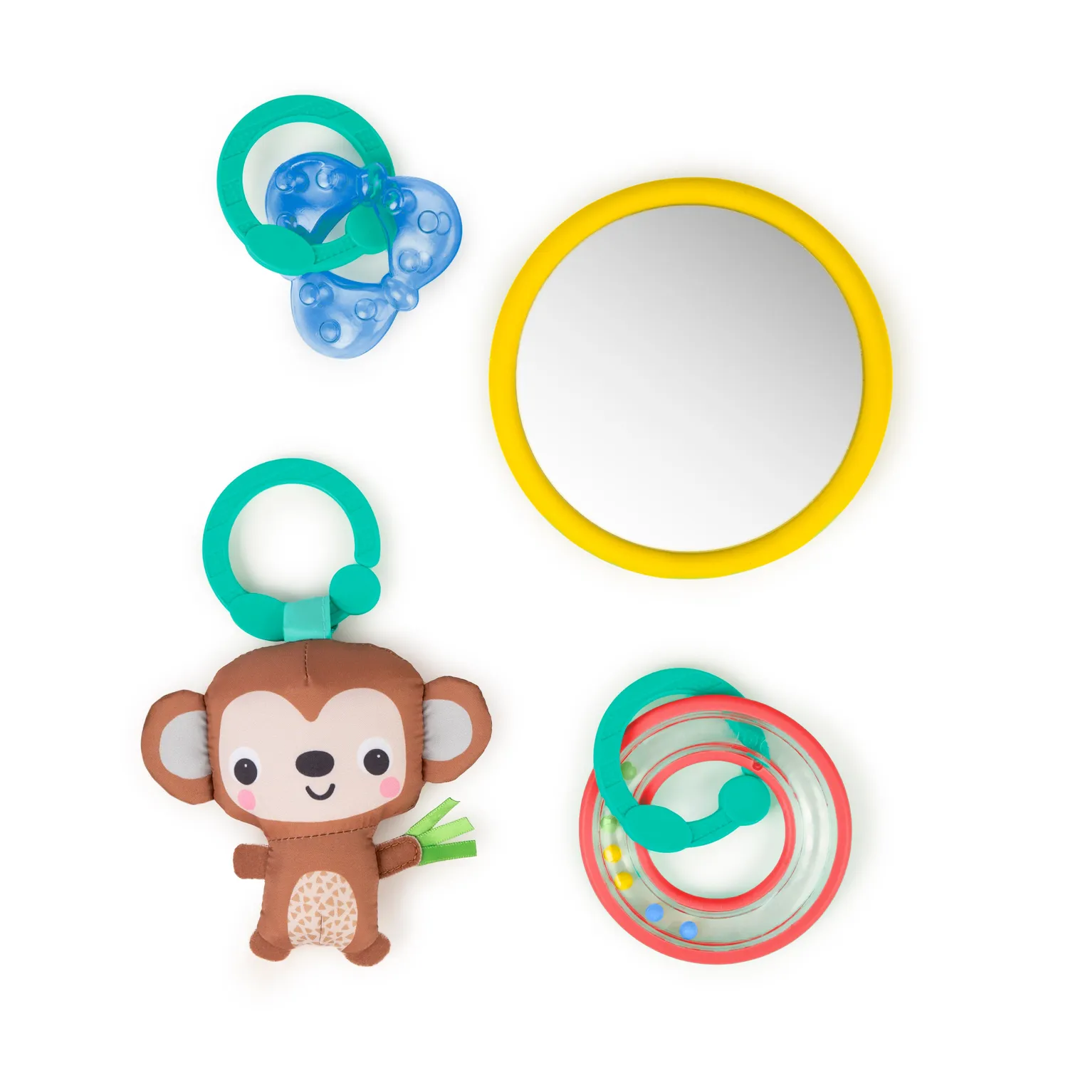 Bright Starts Palm Party Spieldecke Activity-Gym neutral