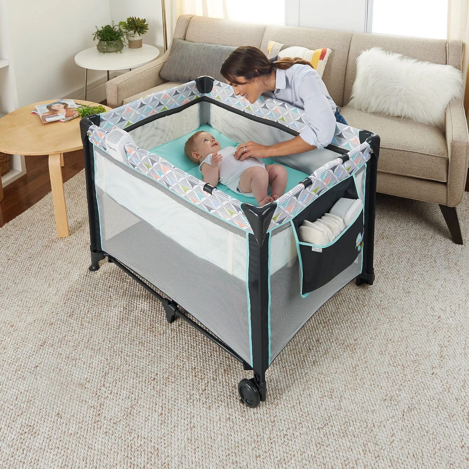 Ingenuity Smart & Simple Bryant Reisebett mit Wickeltisch