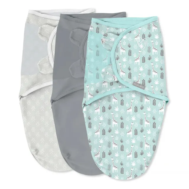 SwaddleMe Original Pucksack 0-3 Monate Tall Friends 3er