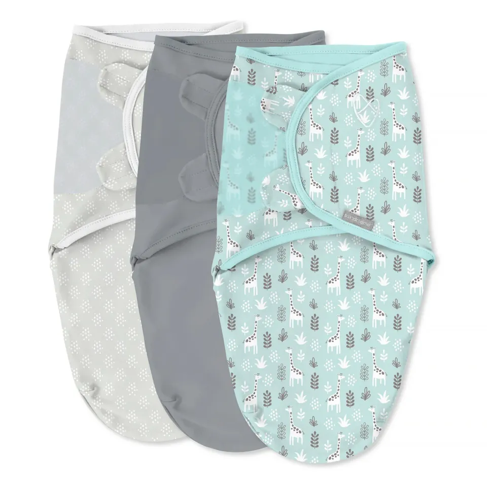 SwaddleMe Original Pucksack 0-3 Monate Tall Friends 3er