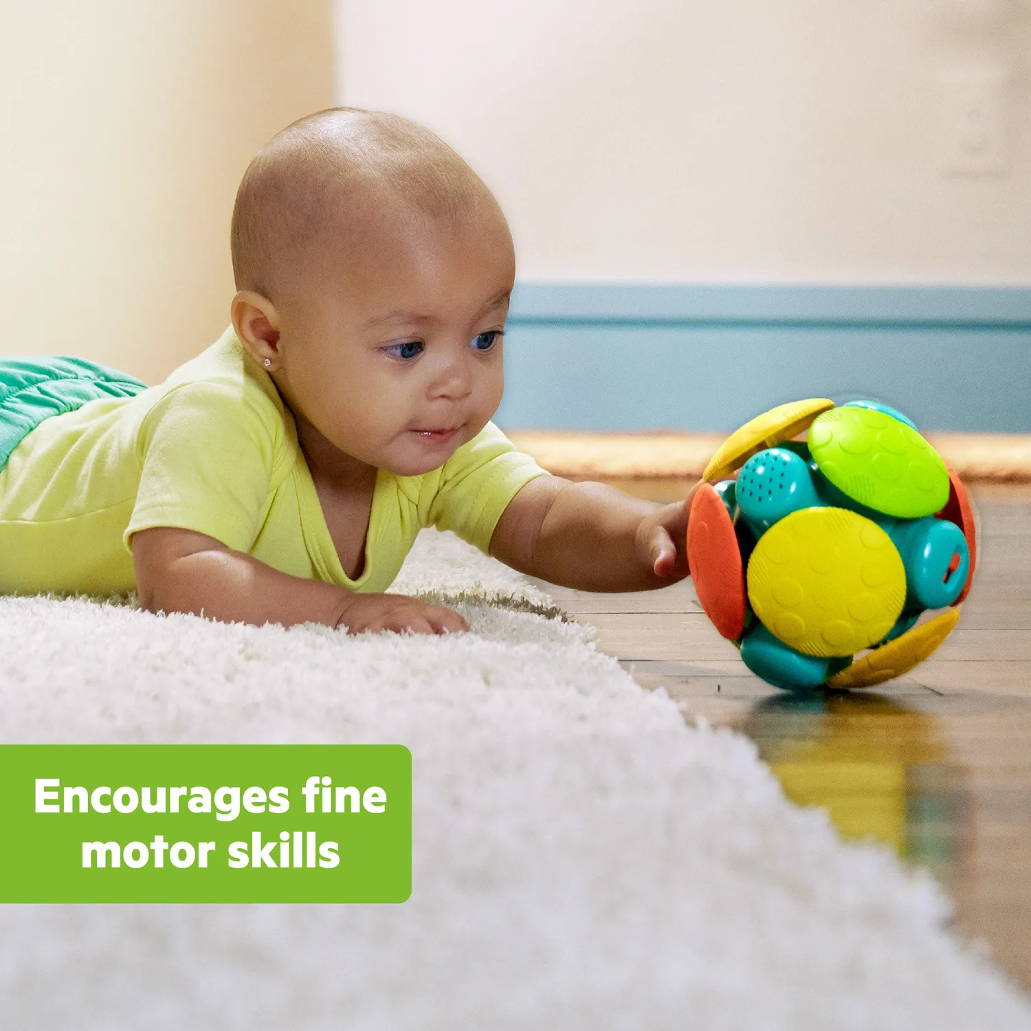Bright Starts Wobble & Rattle Ball-Spielset 2er mit Sound
