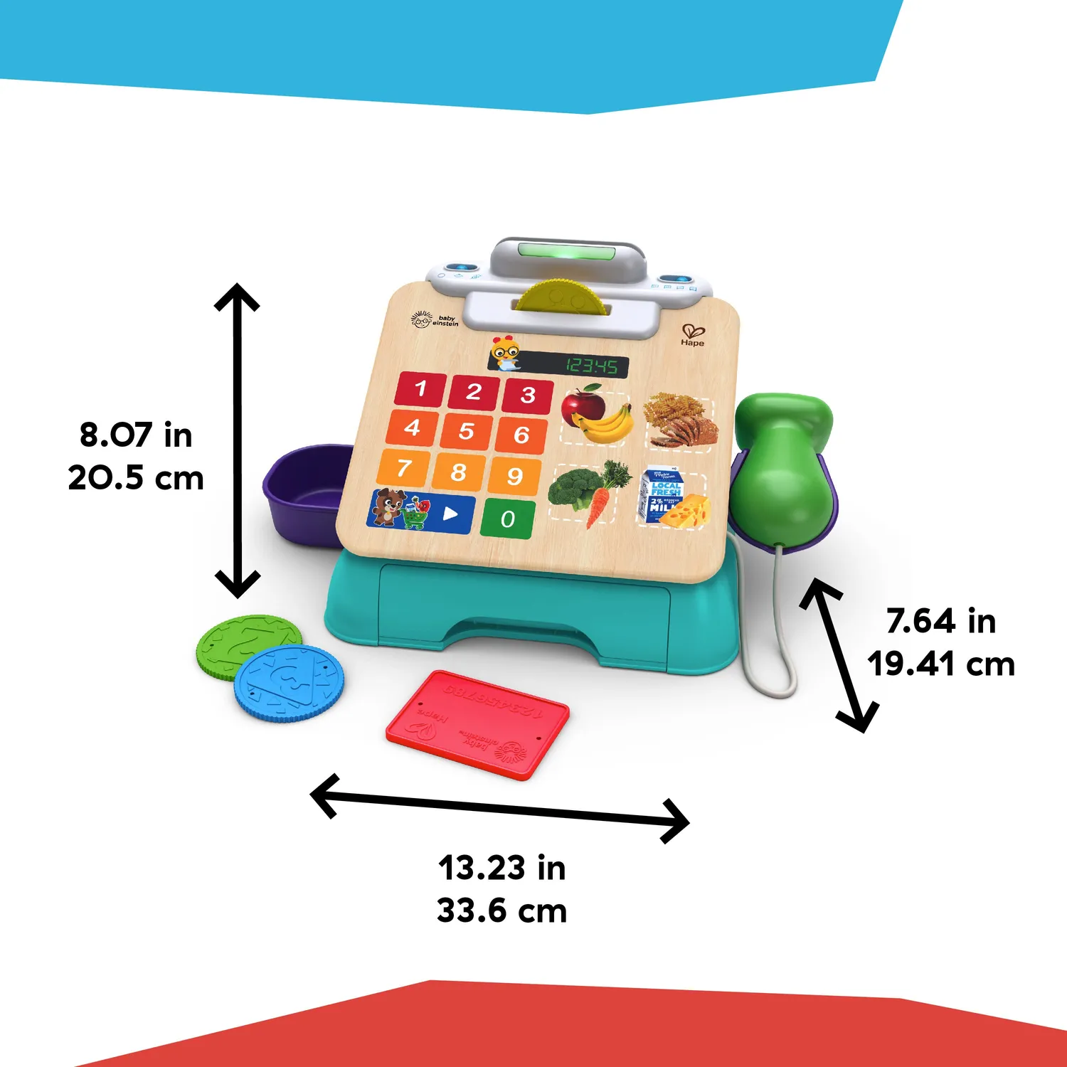 Baby Einstein Magic Touch Registrierkasse Spielzeug Holz
