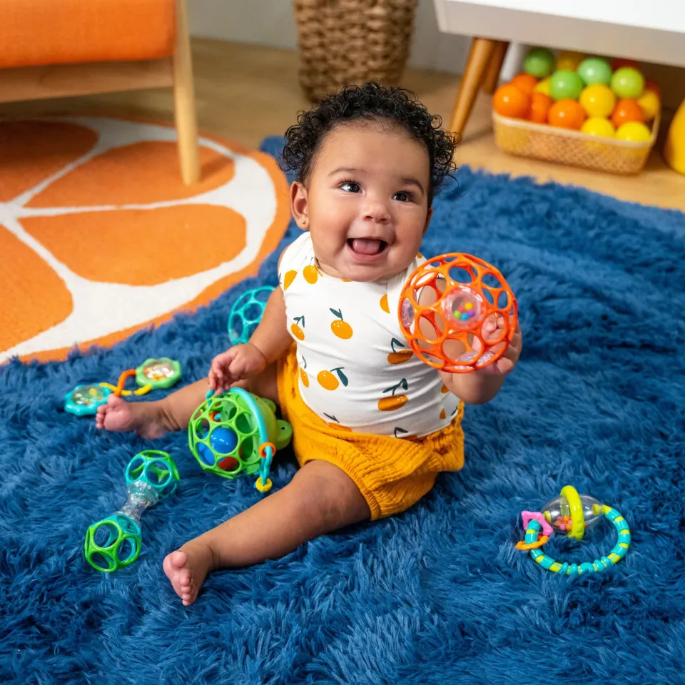 Bright Starts Little Shakers Rassel-Set 6-tlg mit Beißring