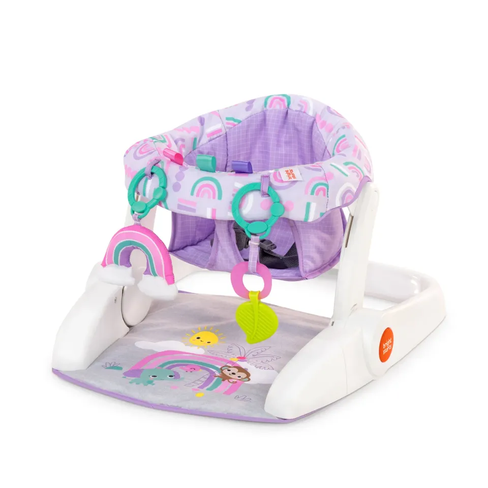 Bright Starts Learn-to-Sit Bodensitz Purple Paradise