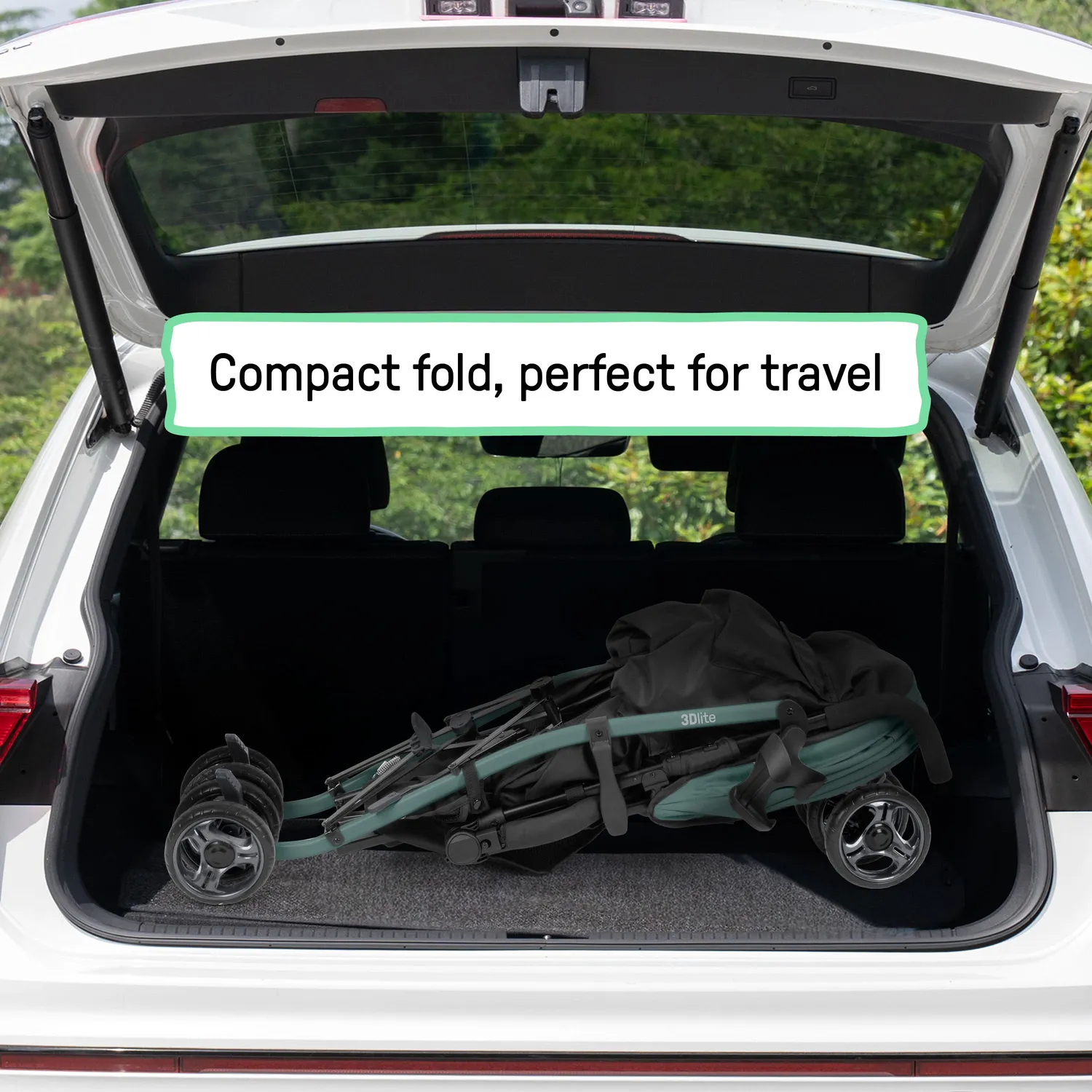 Ingenuity 3Dlite Jewel Buggy grün Autositz-kompatibel