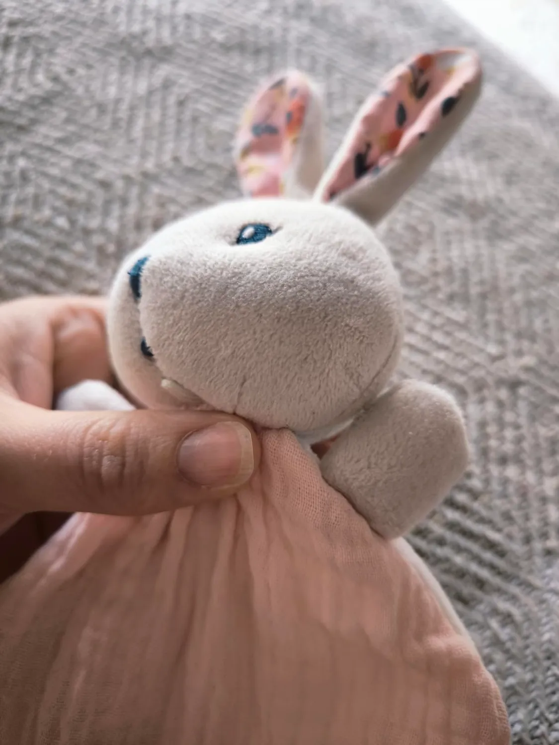 Kaloo K'Doux Doudou Hase Kuscheltier himmelblau 20 cm