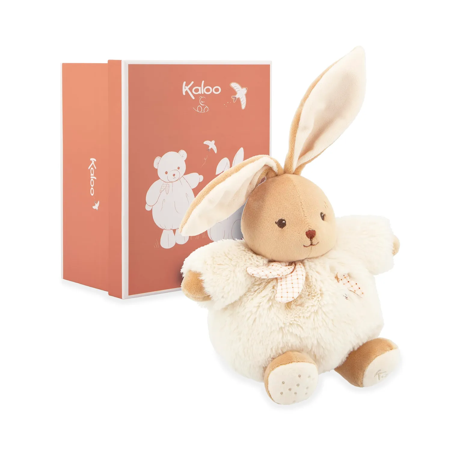 Kaloo K214018 Schmusetuch Hase Rosa 25 cm