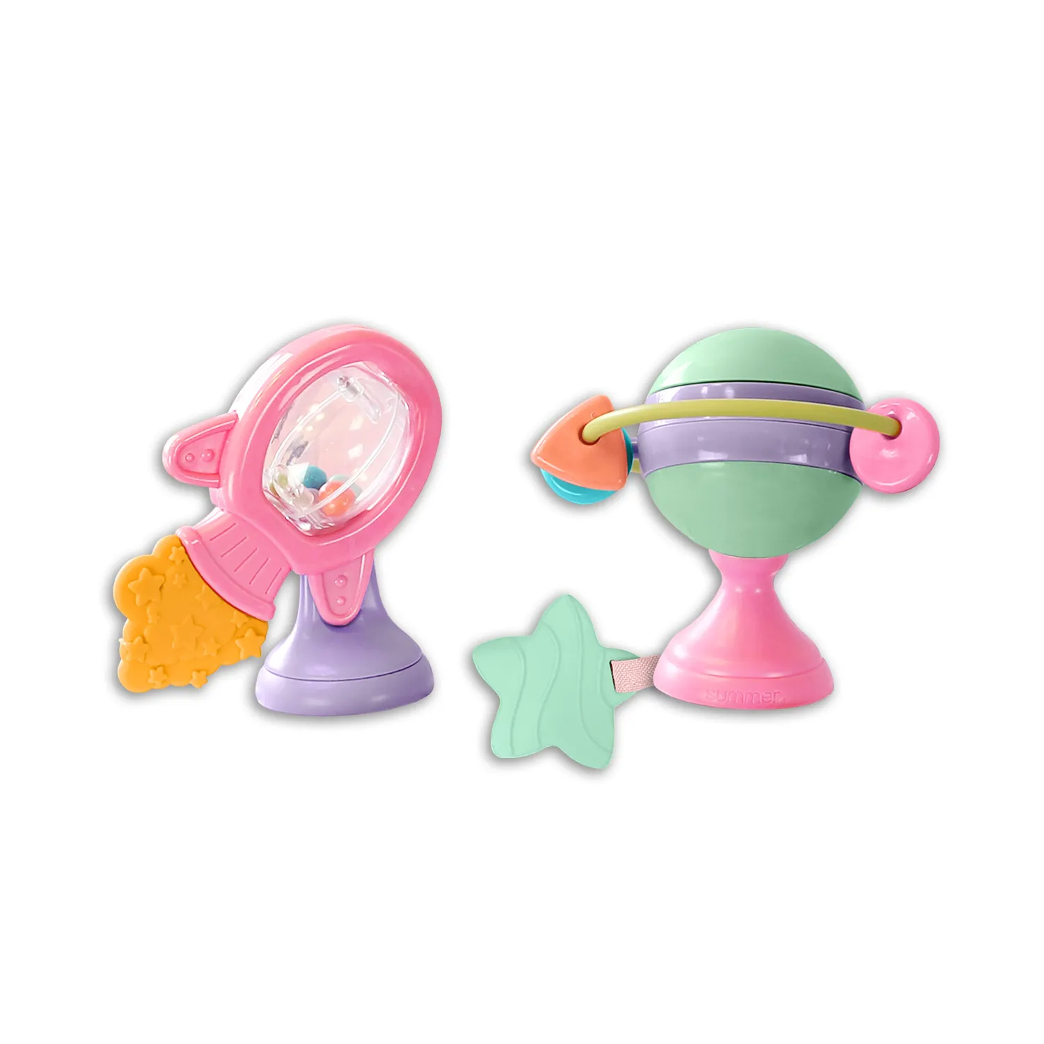 Summer Pop ‘N Sit Eat ‘N Play Boostersitz Pink faltbar