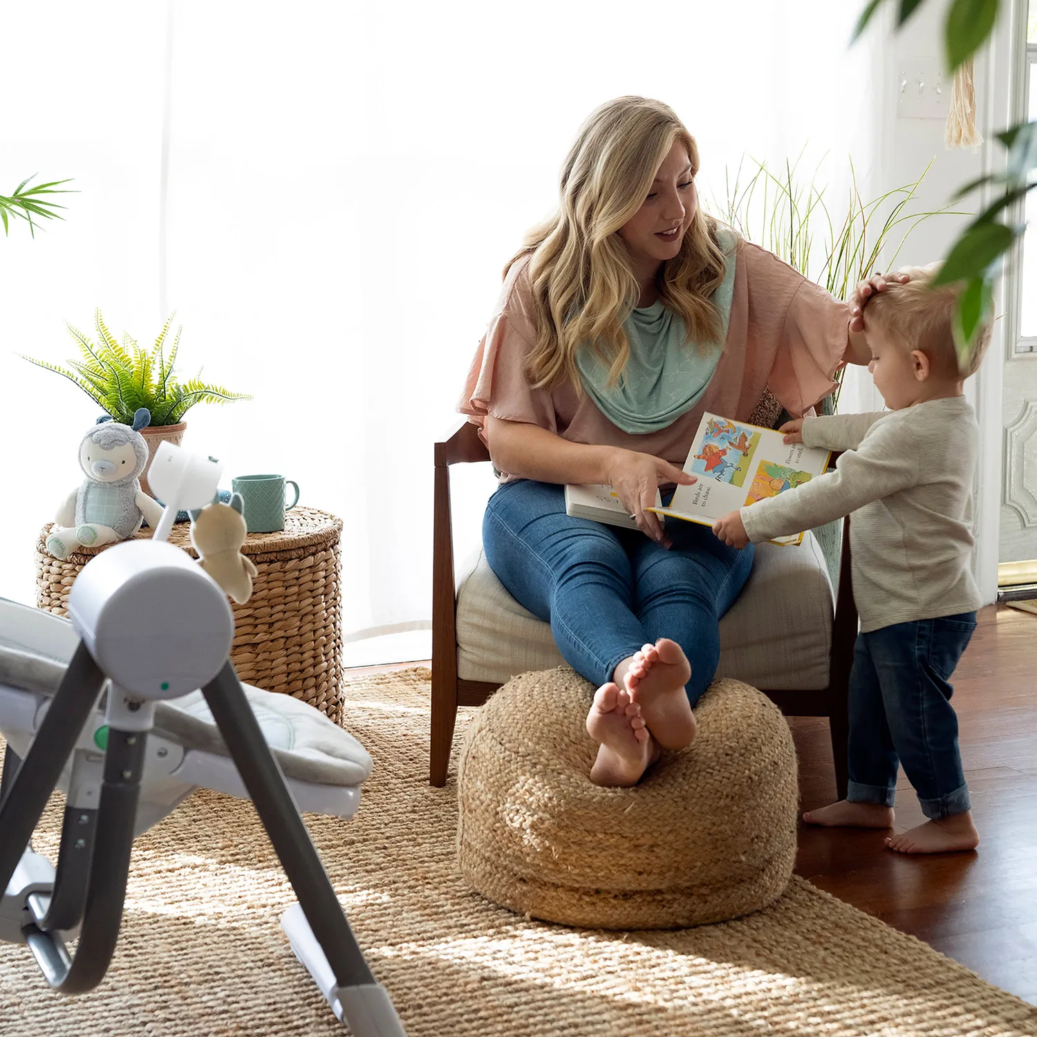 Ingenuity Good to Go 4-in-1 Stilltuch Fern dehnbar Sichtschutz