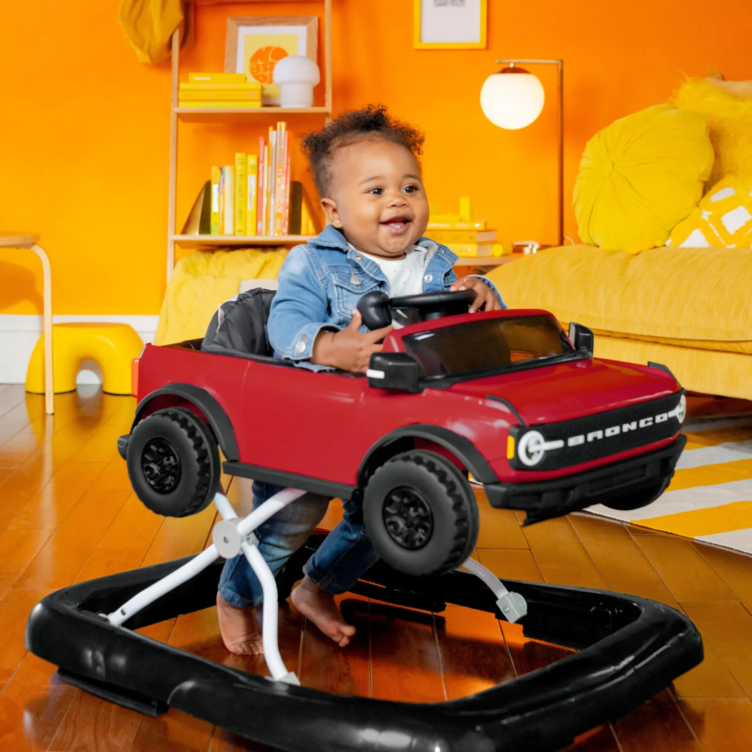 Bright Starts Ford Bronco 4-in-1 Lauflernwagen Race Red Baby