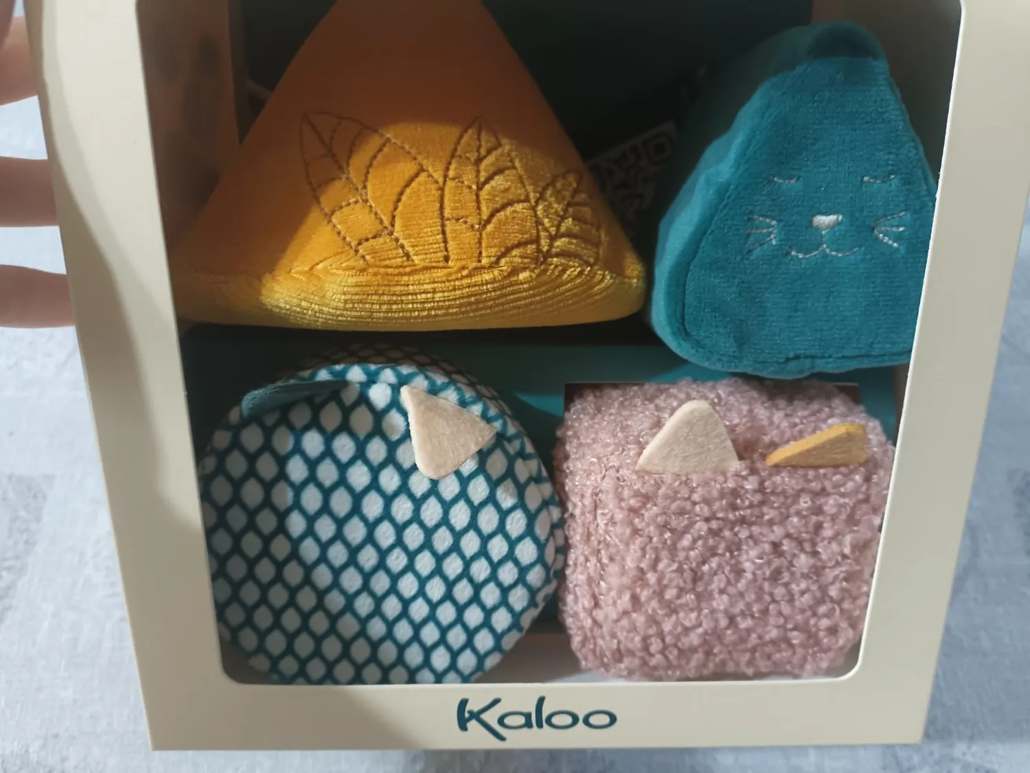 Kaloo Stimuli Stapelspiel 4 Klangformen Sensorik ab Geburt