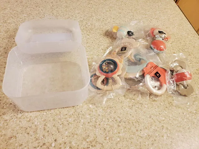 hahaland Rassel und Beißring Set 10-teilig Griffspielzeug