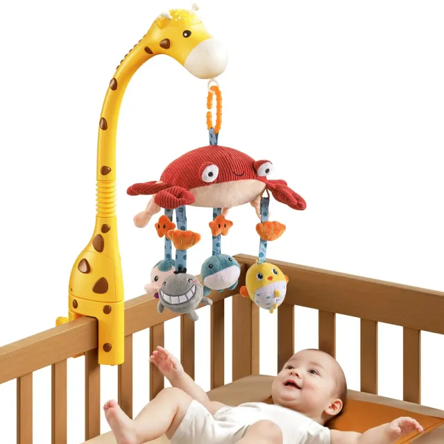 TUMAMA Baby Mobile mit Licht, Musik und Bluetooth