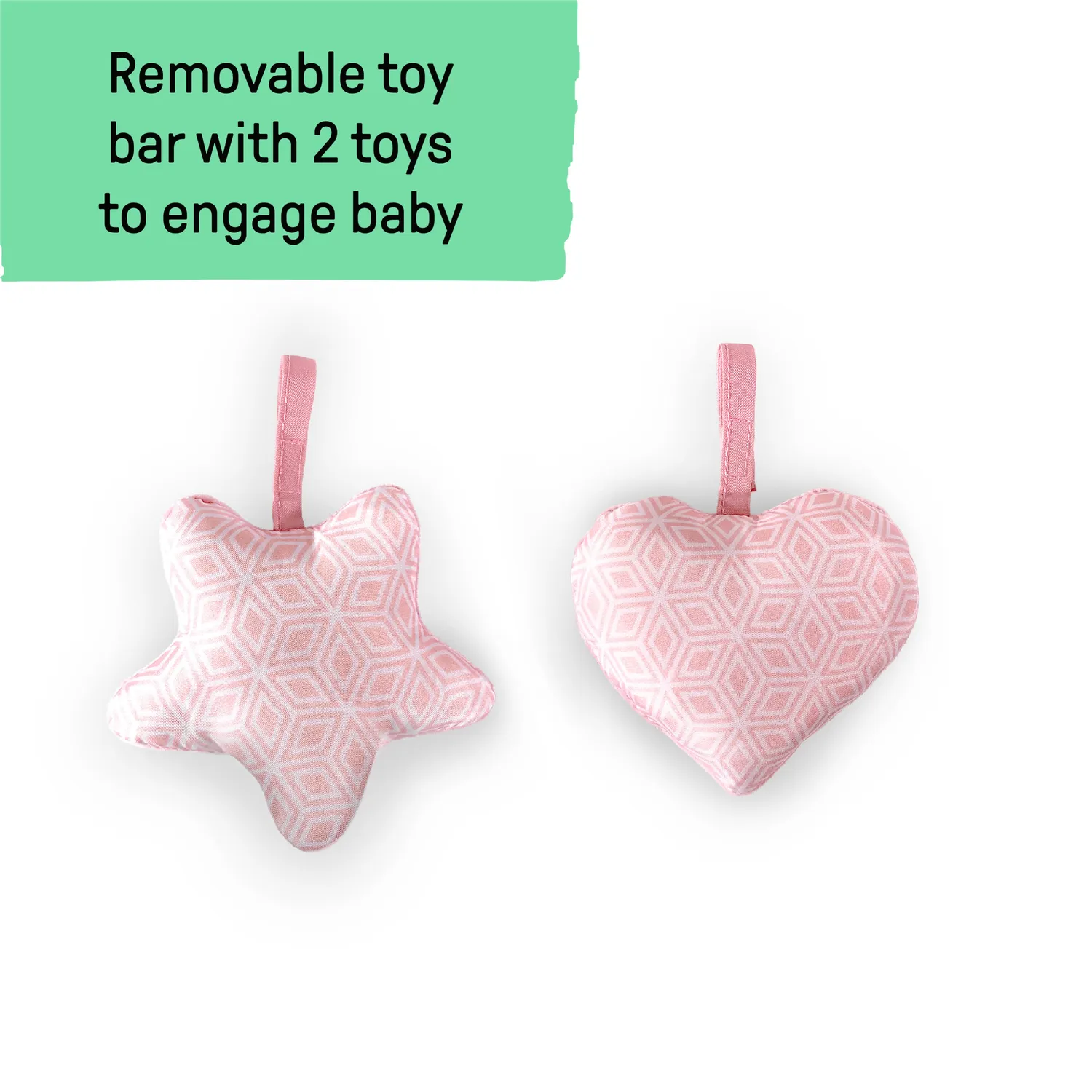 Summer by Ingenuity 2-in-1 Babywippe Duo Pink