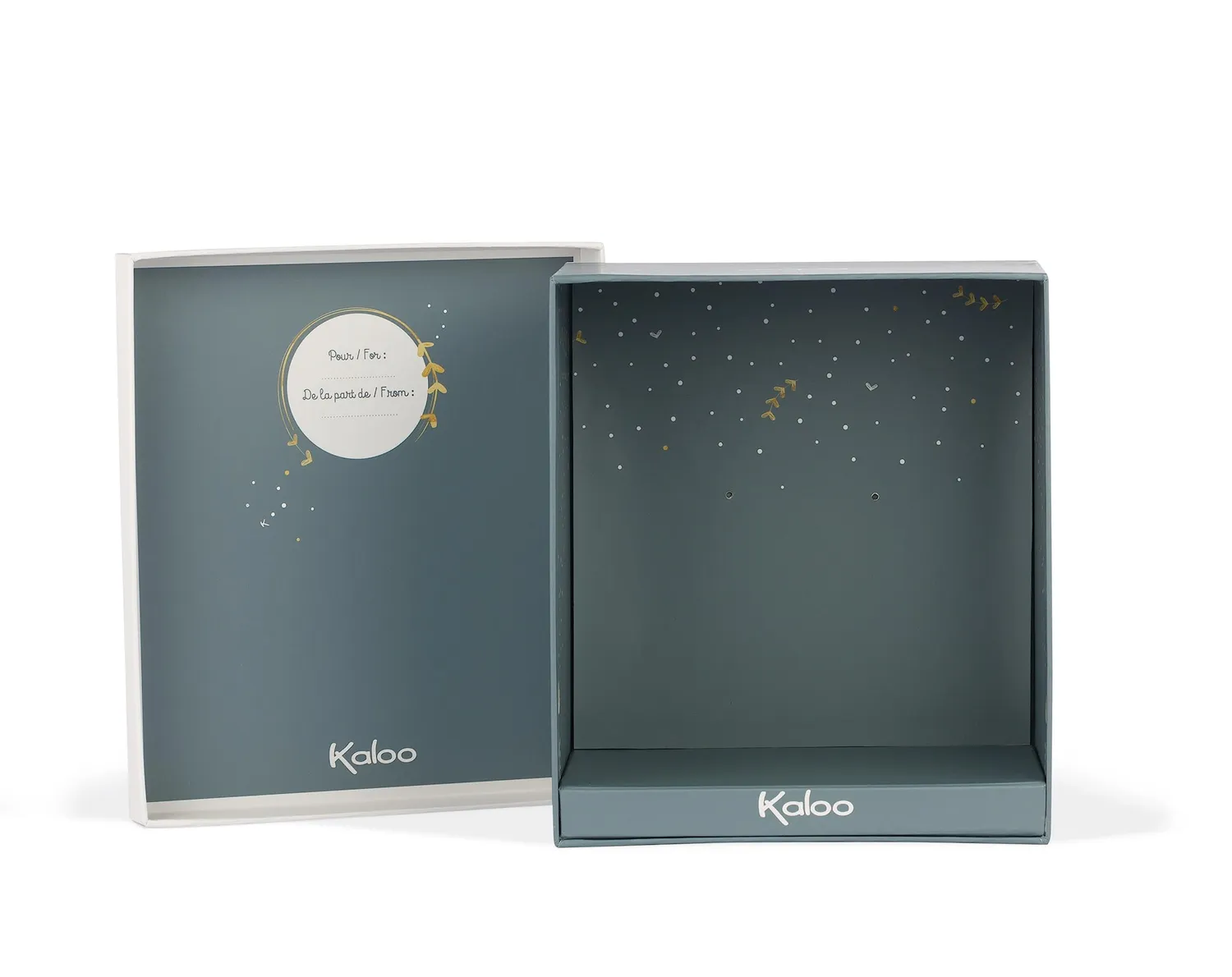 Kaloo Perle Patapouf Plüschhase blau 18 cm mit Box