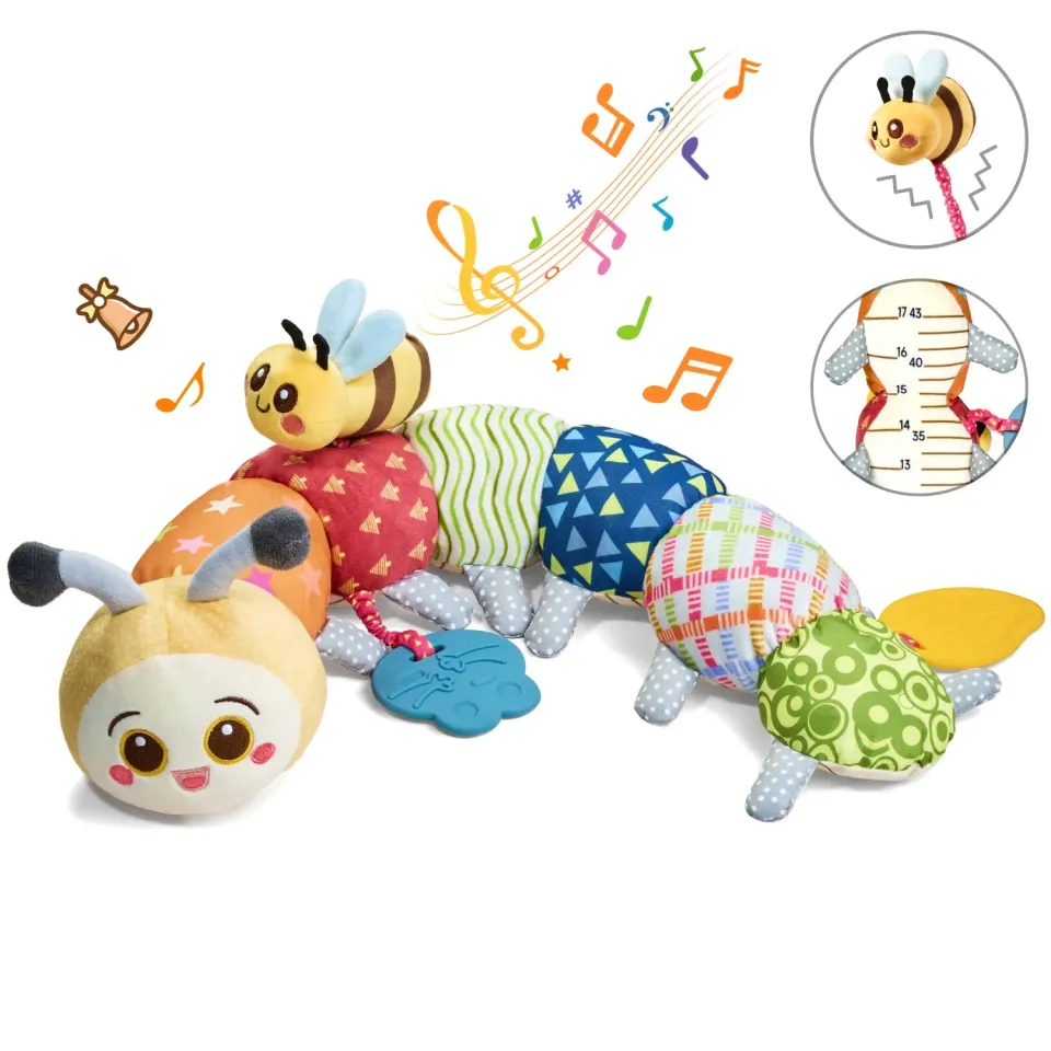 TUMAMA Raupe Greifling mit Beissring und Rassel