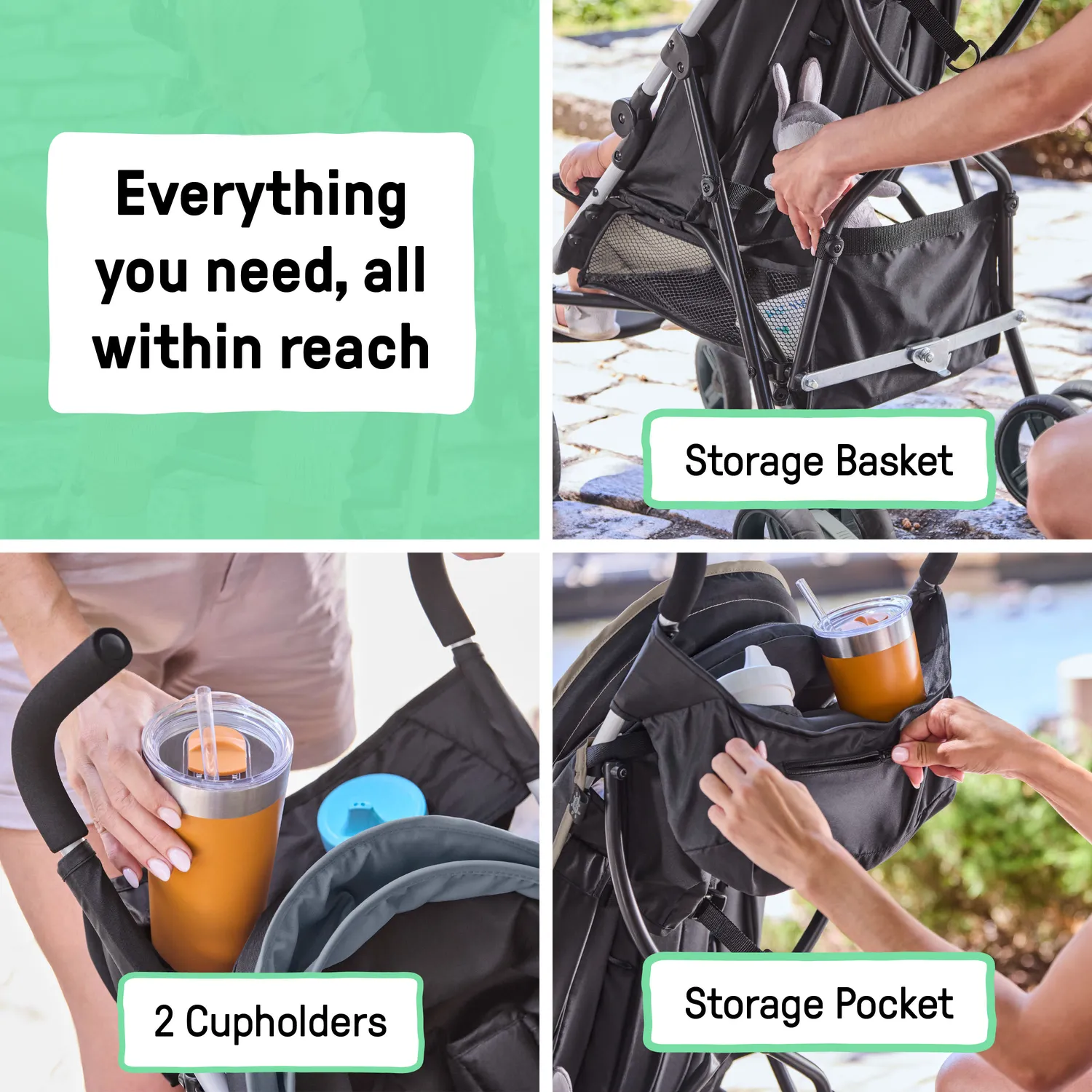 Ingenuity 3D Mini Buggy Cashew leicht klappbar