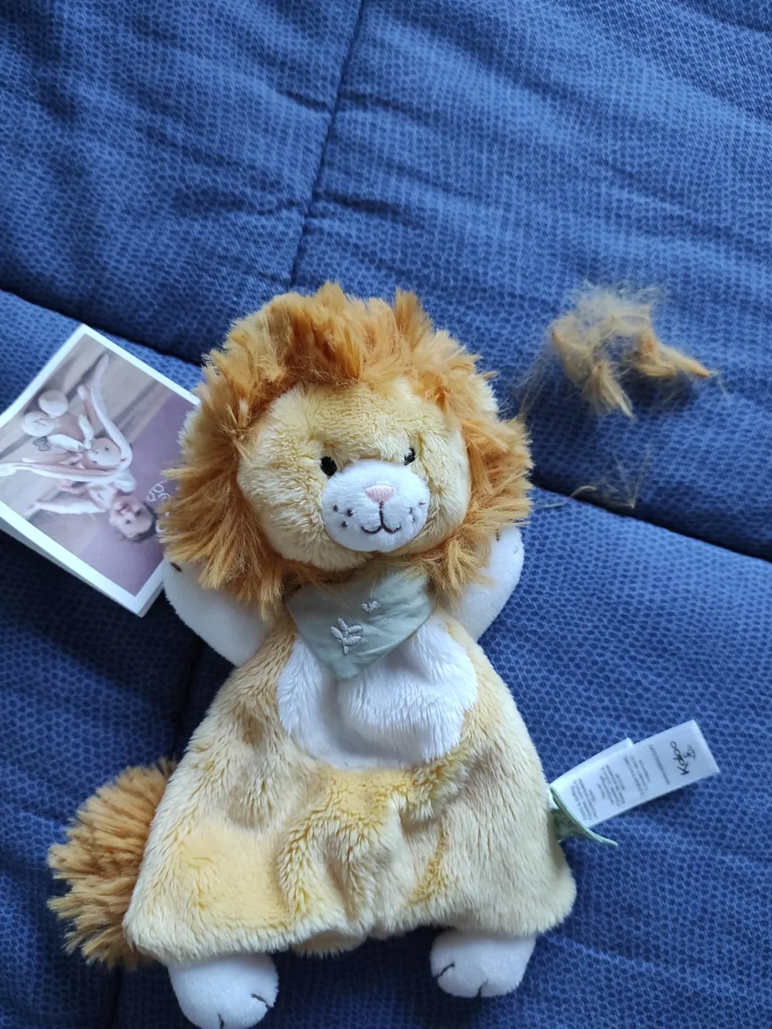 Kaloo Les Amis Papaye Tiger Schmusetuch 18 cm