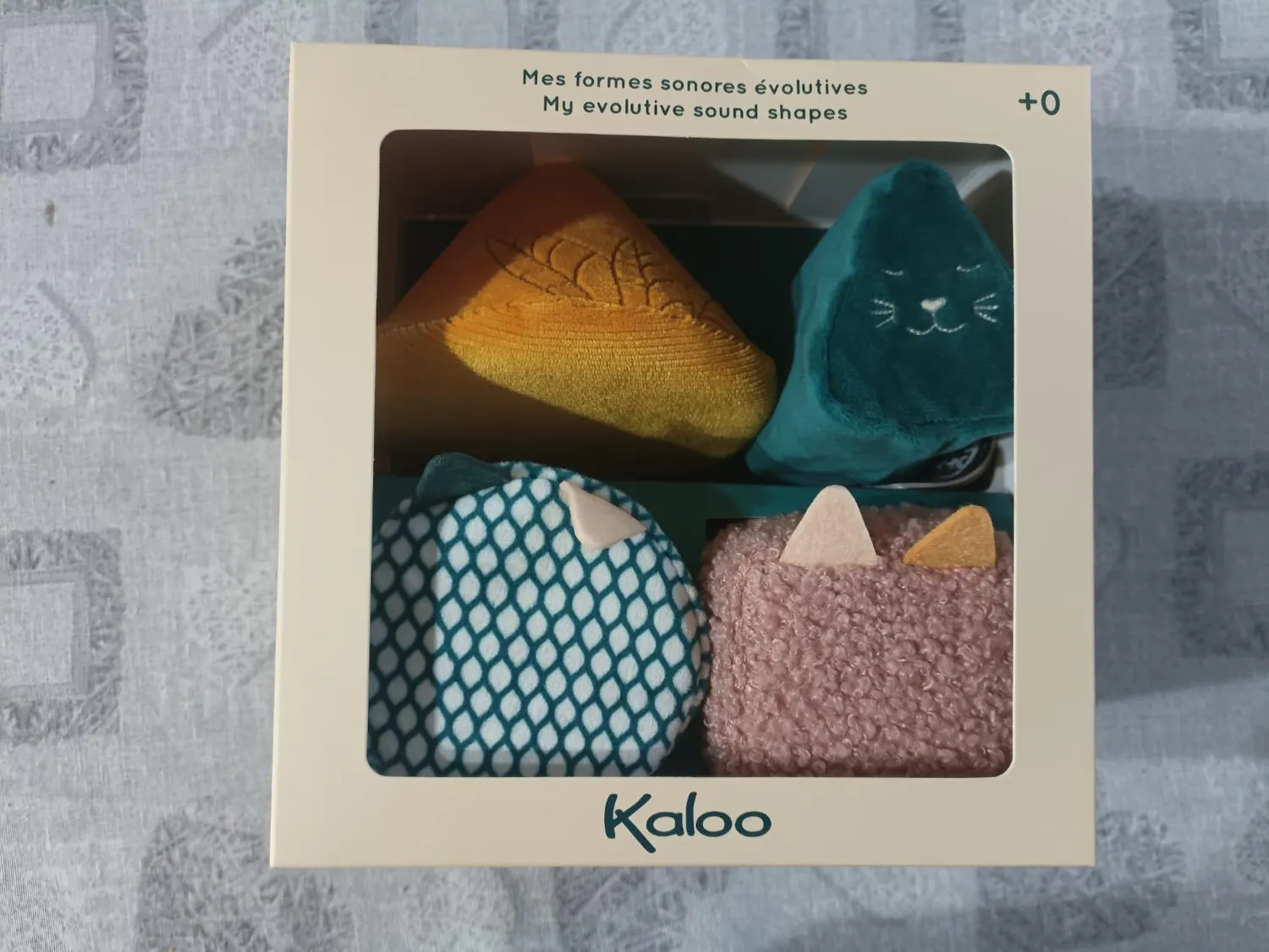 Kaloo Stimuli Stapelspiel 4 Klangformen Sensorik ab Geburt