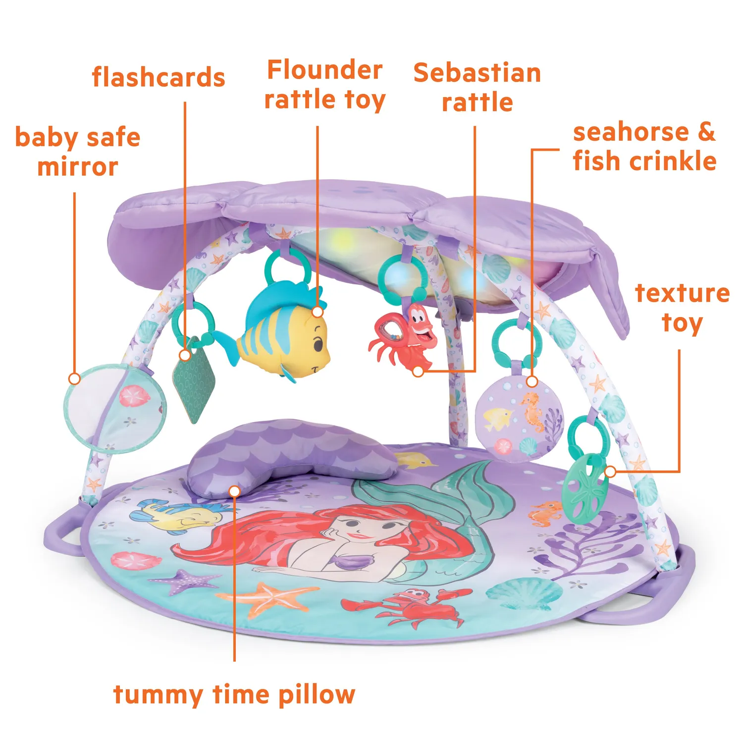 Bright Starts Little Mermaid Twinkle Trove Spielbogen Musik