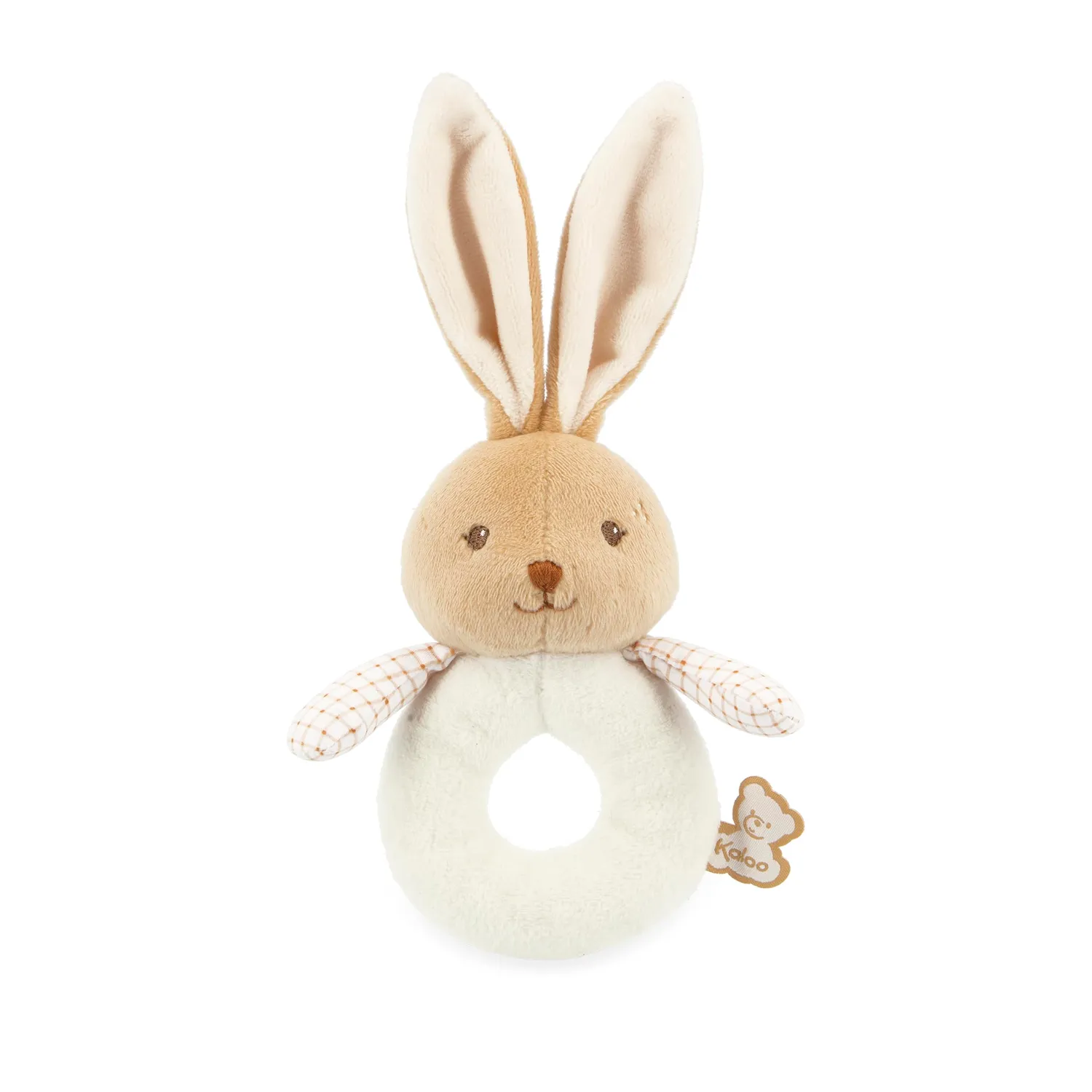 Kaloo Stimuli Rasselbär Greifling grün 12,5 cm mit Glocke