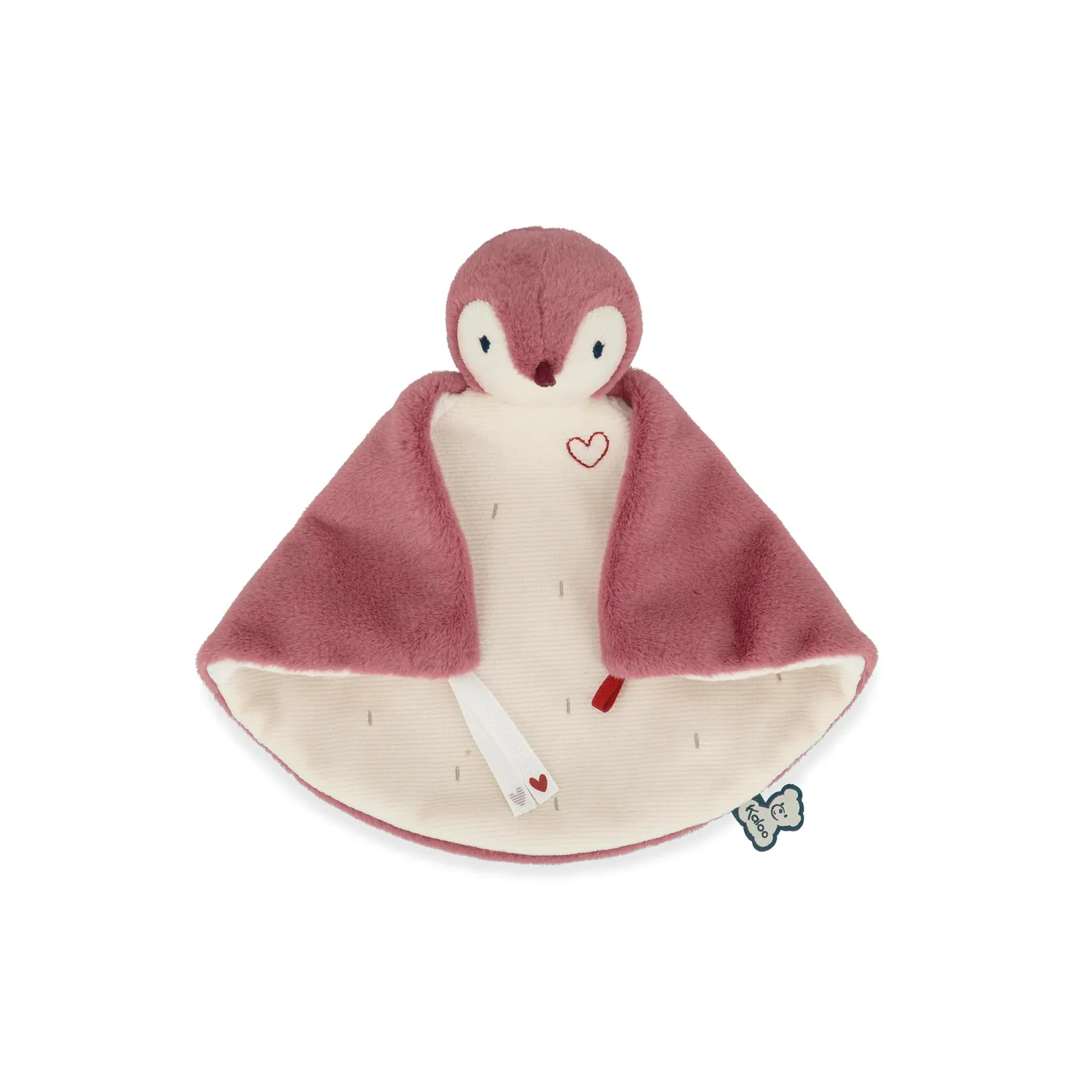 Kaloo Complices Pinguin Schnuffeltuch rosa 23 cm beruhigend