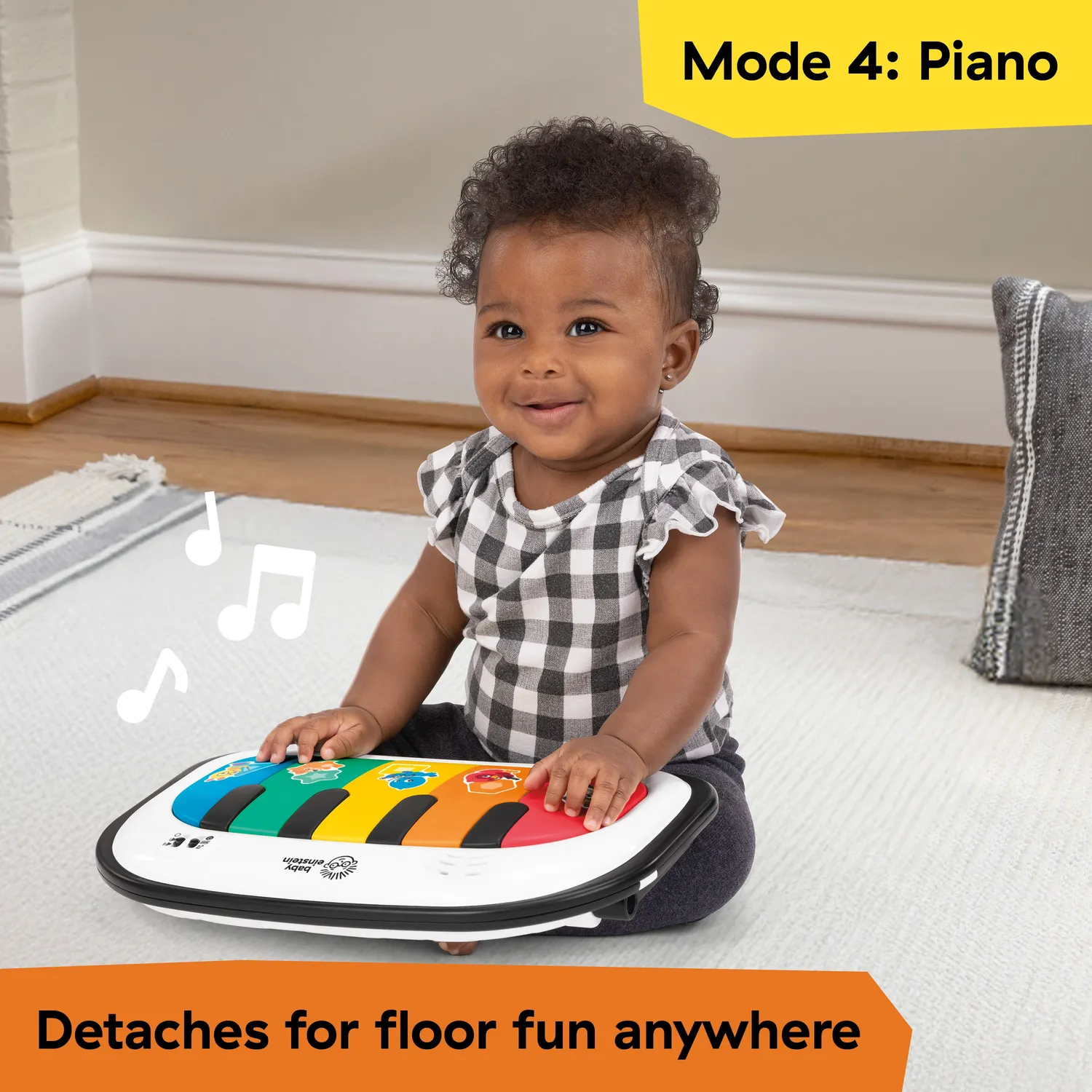 Baby Einstein Tappin Tunes 4-in-1 Bodensitz mit Klavier